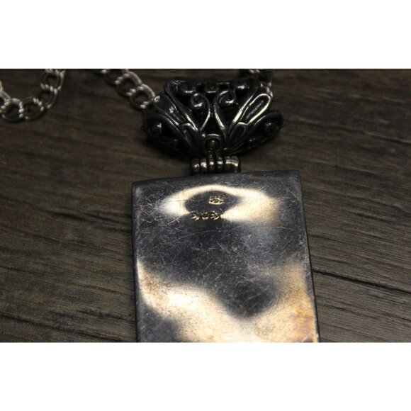 ExEx Claudia Agudelo Pendant Necklace Sterling Abalone Mother of Pearl Jewelry‎ - Picture 15 of 15